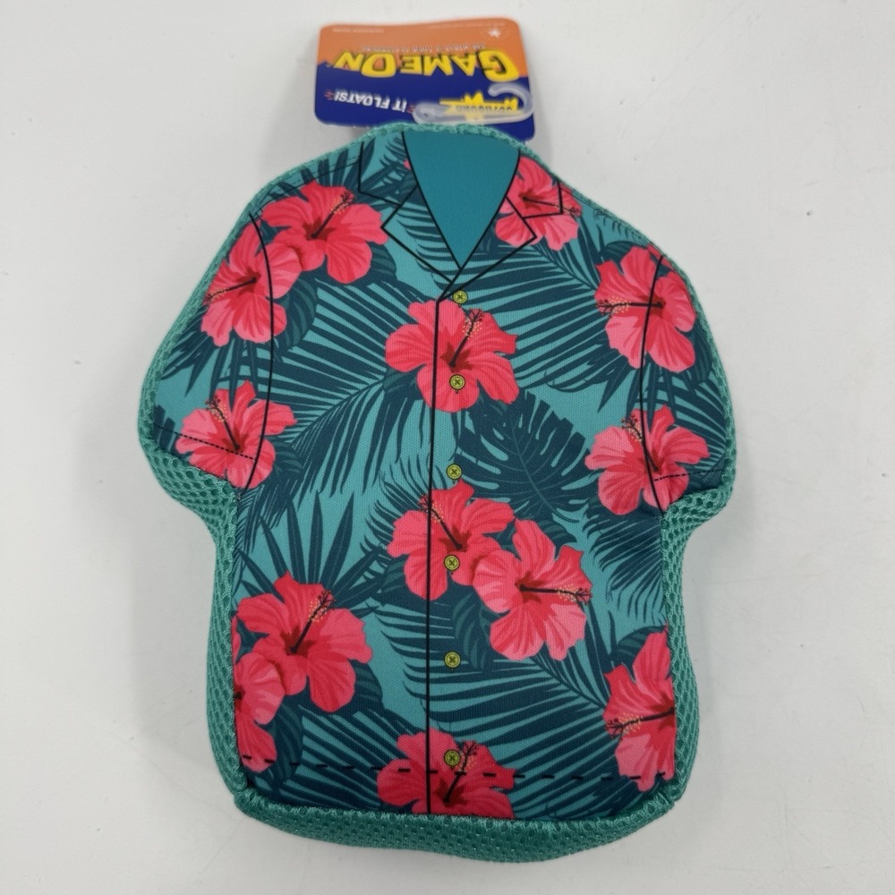 Joyhound Hawaiian Shirt Water Float Squeaker Dog Toy Game On Floral